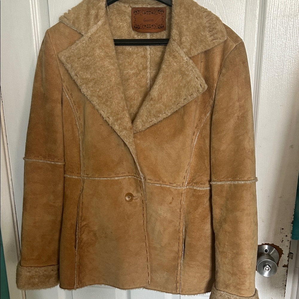 Guess Camel Teddy Jacket